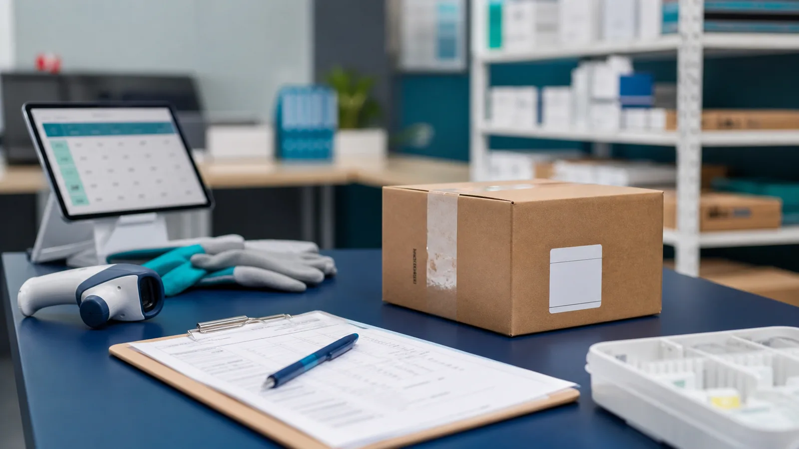 Quality documentation and product handling workspace